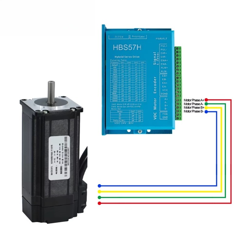 HLTNC 57 Nema23 57HS112mm 2Pha - Nema 23 Closed Loop Stepper Motor Driver Kit review and price